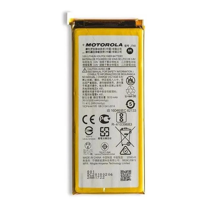 Bateria Motorola Jt40 Moto G6 Plus Xt1926 Garantia Factura A O B En Stock Cons. Colocacion Somos Not